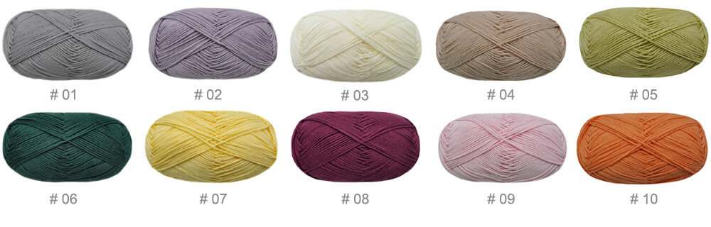 yarn for hand knitting, bamboo cotton yarn, coboo yarn 