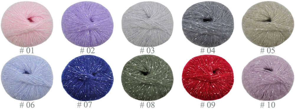 wool thread, dyed wool